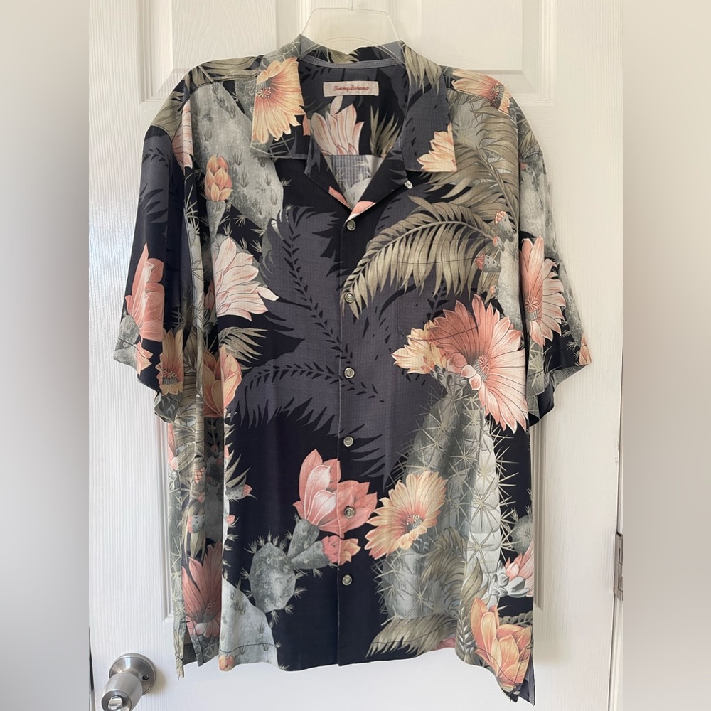 Tommy Bahama Men’s Tropical Silk Shirt L